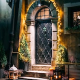 thumbnail of ECD Germany LED Cluster Lichterkette 11 m 560 LEDs Extra Warmweiß 3 m Kabel IP44 Innen/Außen Weihnachtsbaum Büschellichterkette