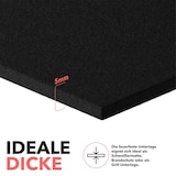 thumbnail of Hitzebeständige Schutzmatte 50x50 cm – Feuerfeste Unterlage für professionelle Anwendungen – bis 982 °C – schwarz