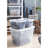 thumbnail of Set van 4 -  Stevige Opbergbox 44L met deksel -  SmartStore - Voedsel Veilig