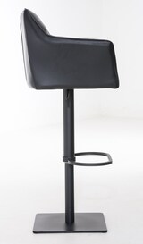 thumbnail of 2er Set Barhocker SIHAR - Kunstleder Schwarz 64x45x88 cm Schwarz | Barstuhl Höhenverstellbar Mit Lehne Drehbar Tresenhocker Tresenstuhl Kneipenhocker