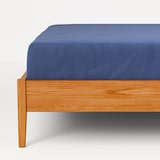 thumbnail of Benetton - Conjunto de cama de solteiro de 3 peças (lençol de cima 160x290cm + lençol de baixo 90x200cm + fronha 50x80cm) 100% algodão azul e amarelo