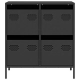 thumbnail of vidaXL Sideboard Schwarz 68x39x73,5 cm Kaltgewalzter Stahl