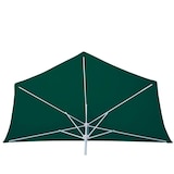 thumbnail of Sonnenschirm halbrund Parla, Halbschirm Balkonschirm, UV 50+ Polyester/Alu 3kg ~ 300cm grün ohne Ständer