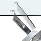 thumbnail of Angel Cerdá Mesa comedor rectangular cristal 1061.01 180 x 95 x 75 cm.