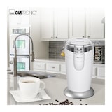 thumbnail of Clatronic KSW 3306 Molinillo Café Eléctrico, Especias, Semillas, 40 g café 20 tazas café, Cuchillas Acero Inox., Blanco, 120W