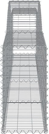 thumbnail of vidaXL Gabionen mit Hochbogen 8 Stk. 400x30x60/80 cm Verzinktes Eisen
