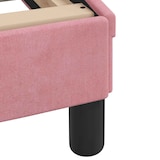 thumbnail of vidaXL Bettgestell ohne Matratze Rosa 90x190 cm Samt