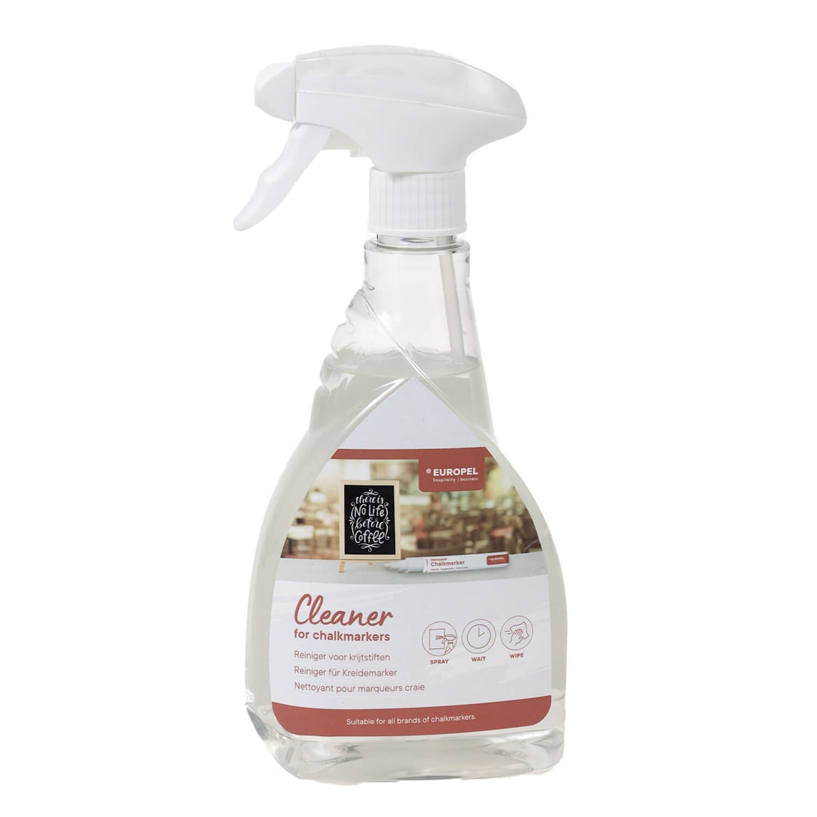 Reiniger Spray Europel 500 ml für wasserfeste Kreidemarker, 356521