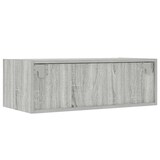 thumbnail of vidaXL TV-Schrank mit LED-Leuchten Grau Sonoma 75x35,5x25 cm