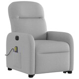 thumbnail of vidaXL Massagesessel mit Aufstehhilfe Elektrisch Wolkengrau Stoff