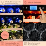 thumbnail of Klarstein Vinovilla 42 Twin Built-In Duo Weinkühlschrank 2 Zonen 126l 42 Fl Glas Edelstahl