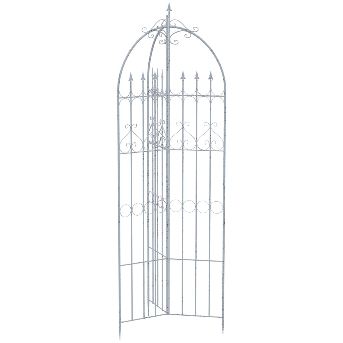 Espaldera Flowton Blanco antiguo