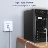 thumbnail of Helos ultra flex Patchkabel S/FTP Cat 6a TPE grau 1,0m