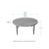 thumbnail of Ócrea Handgefertigter Couchtisch aus massivem Kiefernholz