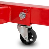 thumbnail of EBERTH Werkstattkran 2000 kg, hydraulisch, 4-fach verstellbar (1050–1590 mm), klappbar, mit 6 robusten Lenkrollen