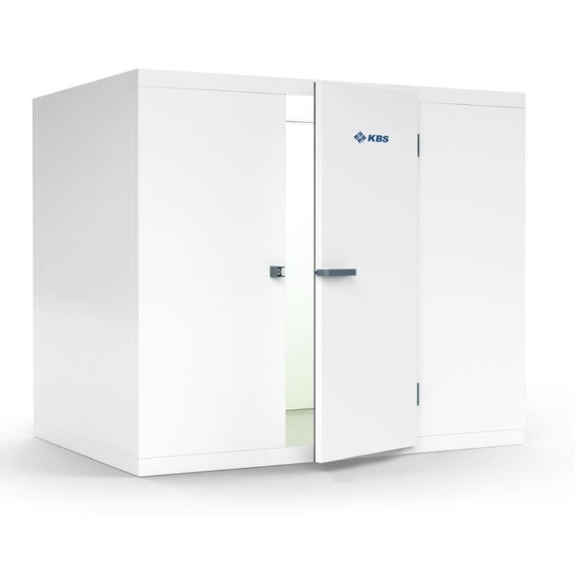 KBS Kühlzelle 1980 x 1580x 2180 mm Stahlblech weiß Türanschlag wechselbar