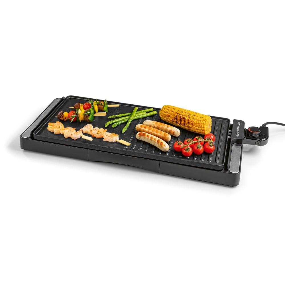 GOURMETmaxx Elektro-Tischgrill 2200W schwarz