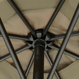 thumbnail of Outsunny Ombrellone da Giardino a Braccio Inclinabile Ø2.7x2.7 m Caffè