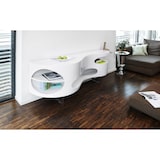 thumbnail of SalesFever Dressoir | MDF hout | roestvrijstalen poten | B 200 x D 50 x H 75 cm | wit hoogglans