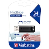 thumbnail of Speicherstick USB 3.0, 64 GB, PinStripe, mit Schiebefunktion