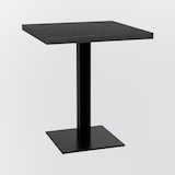 thumbnail of Bistrotisch 80x80 cm | D4878 LV Marmor Dunkel | Gusseisengestell