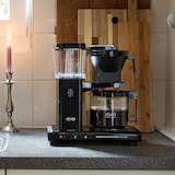 thumbnail of Filterkaffeemaschine Moccamaster KBG Select schwarz, mit Glaskanne und Heizplatte