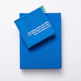 thumbnail of Benetton - Conjunto de cama 2Pc (capa de edredão 135X200Cm + fronha 80X80Cm) 140Gsm 100% Algodão Azul Unido em Verde Be