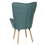 thumbnail of Sillón orejero / Sillón vintage HAVENIO I tejido menta hjh LIVING