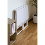 thumbnail of DUPI Escritorio Plegable UTILITY 80x50x72 cm – Mesa de Ordenador para Estudio/Oficina en Casa, Multifuncional con Estructura Metálica Moderna (Blanca)