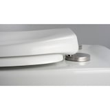 thumbnail of Wand WC Weiß Tiefspüler spülrandlos mit Softclose Sitz