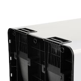 thumbnail of SVITA TMH2X30 Vuilnisbak 60L Afvalscheidingssysteem 2 Vakken 2x30L Softclose-deksel Pedaal Verbergbaar Kunststof Binnenemmer Wit