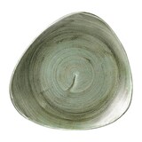 thumbnail of Churchill Super Vitrified Stonecast Patina Burnished Green Dreiecksteller, 26 cm, 12 Stück