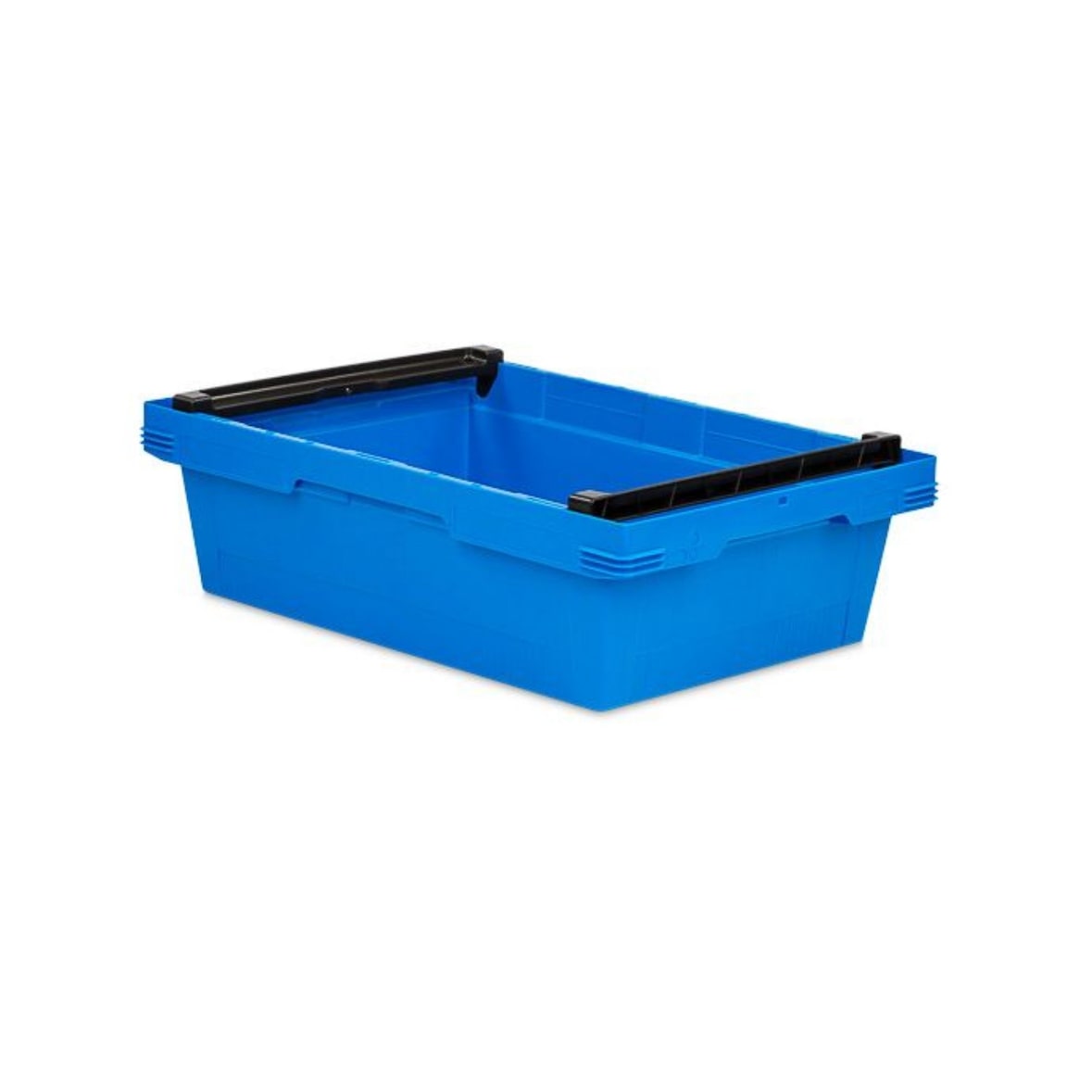PROREGAL Conical Mehrweg-Stapelbehälter mit Stapelbügel Blau | HxBxT 17,3x40x60cm | 29 Liter | Lagerbox Eurobox Transportbox