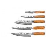 thumbnail of Trousse de chef 5 couteaux de cuisine Wusaki Damas VG10