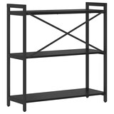 thumbnail of vidaXL Bücherregal Schwarze Eiche 80 x 30 x 83 cm Holzwerkstoff