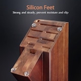 thumbnail of XinZuo - Universeel messenblok van Acaciahout (voor 10 tools)