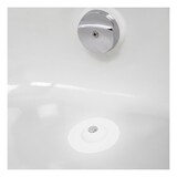 thumbnail of Umbra Flex Badewannenstöpsel und Haarsieb, Abflusssieb, Silikon, Weiß, Ø 9 cm, 023464-660