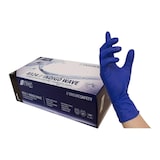 thumbnail of 1000 Nitras INDIGO WAVE Nitrilhandschuhe | Gr. XL | blau | Einweghandschuhe
