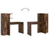 thumbnail of vidaXL Schreibtisch 2 pcs Geräucherte Eiche
