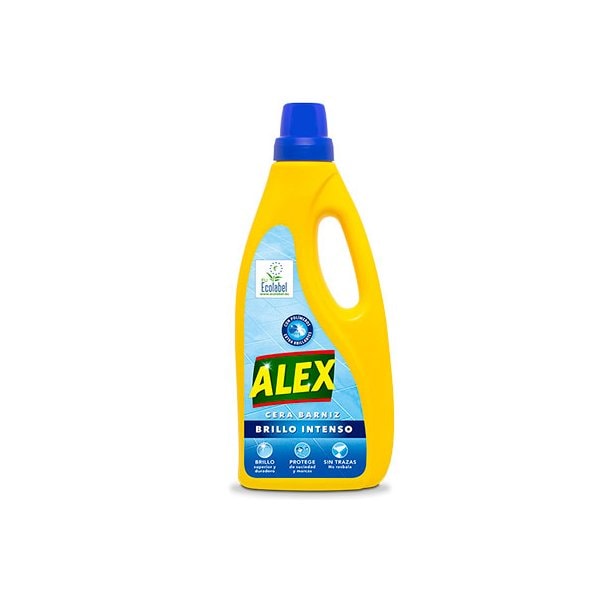Cera incolora Alex para suelos brillo intenso 750 +100 ml