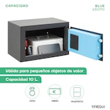 thumbnail of ARREGUI BLUE 650110 Caja fuerte con codigo, facil de usar, Caja de seguridad electronica con teclado para casa, 20 x 31 x 20 cm, 10 L, Gris