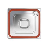 thumbnail of HENDI Gastronorm-Deckel mit Silikonrand, Profi Line, GN 2/3, 354x325mm