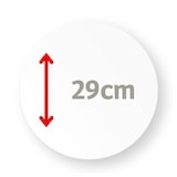 thumbnail of Scheurich Bördy XL, Wasserspeicher aus Kunststoff,  Farbe: Bördy XL, Purple Pearl, 8,32 cm Breite, 4,66 cm Tiefe, 29 cm hoch, 0,6 l Vol.