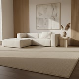 thumbnail of Teppich Flur Einfarbig Elegant Waschbar Strapazierfähig Schlafzimmer Schadstoffgeprüft Beige 120x170 cm OEKO-TEX – CIMA von Kadima Design