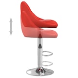 thumbnail of vidaXL Barhocker 2 Stk. Rot Kunstleder