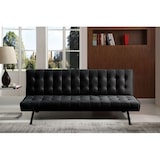 thumbnail of Sofá cama 2 Plazas Clic Clac NAHIA terciopelo 168x69cm Negro