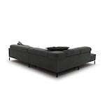 thumbnail of KAWOLA Sofa OHIO Ecksofa Feincord anthrazit mit motorischem Sitzvorzug Recamiere links