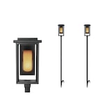 thumbnail of Hyundai Lighting - Luxe padverlichting op zonne-energie - Fakkel - 2 stuks