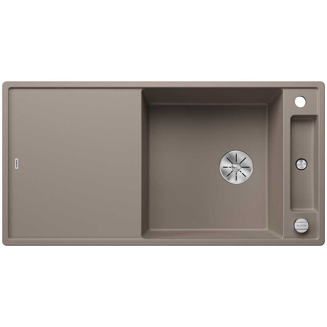 BLANCO AXIA III XL 6 S Einbauspüle SILGRANIT tartufo ab 60 cm mit Brett