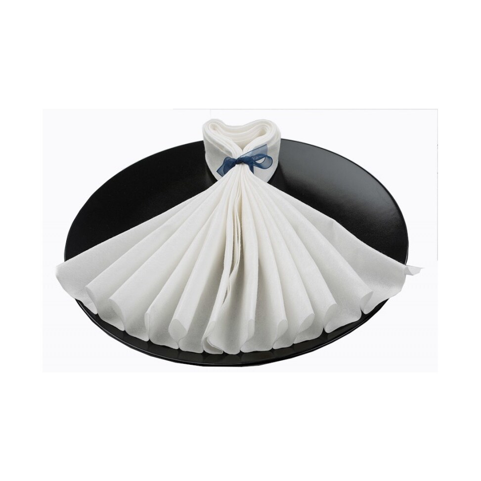 Caja 200 servilleta bambutex 50x50 blanca